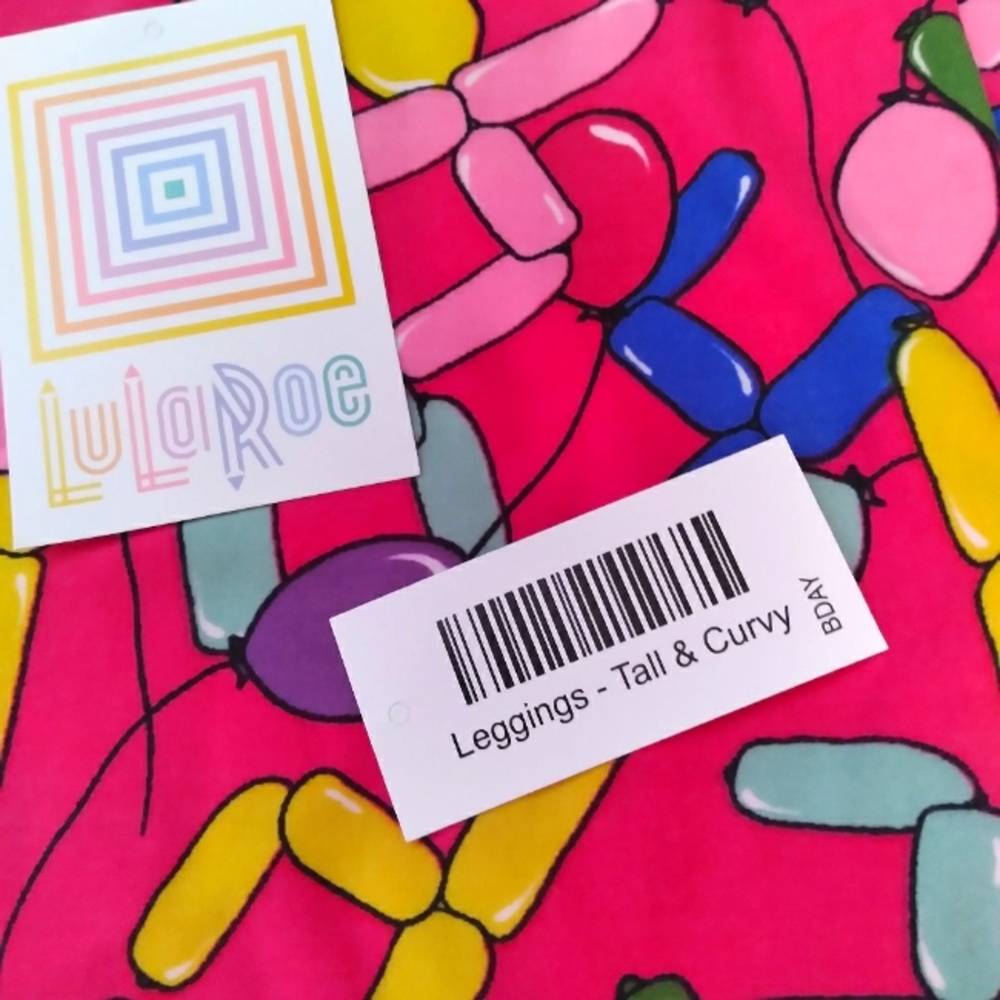 Nwt Lularoe 4th birthday Tc leggings